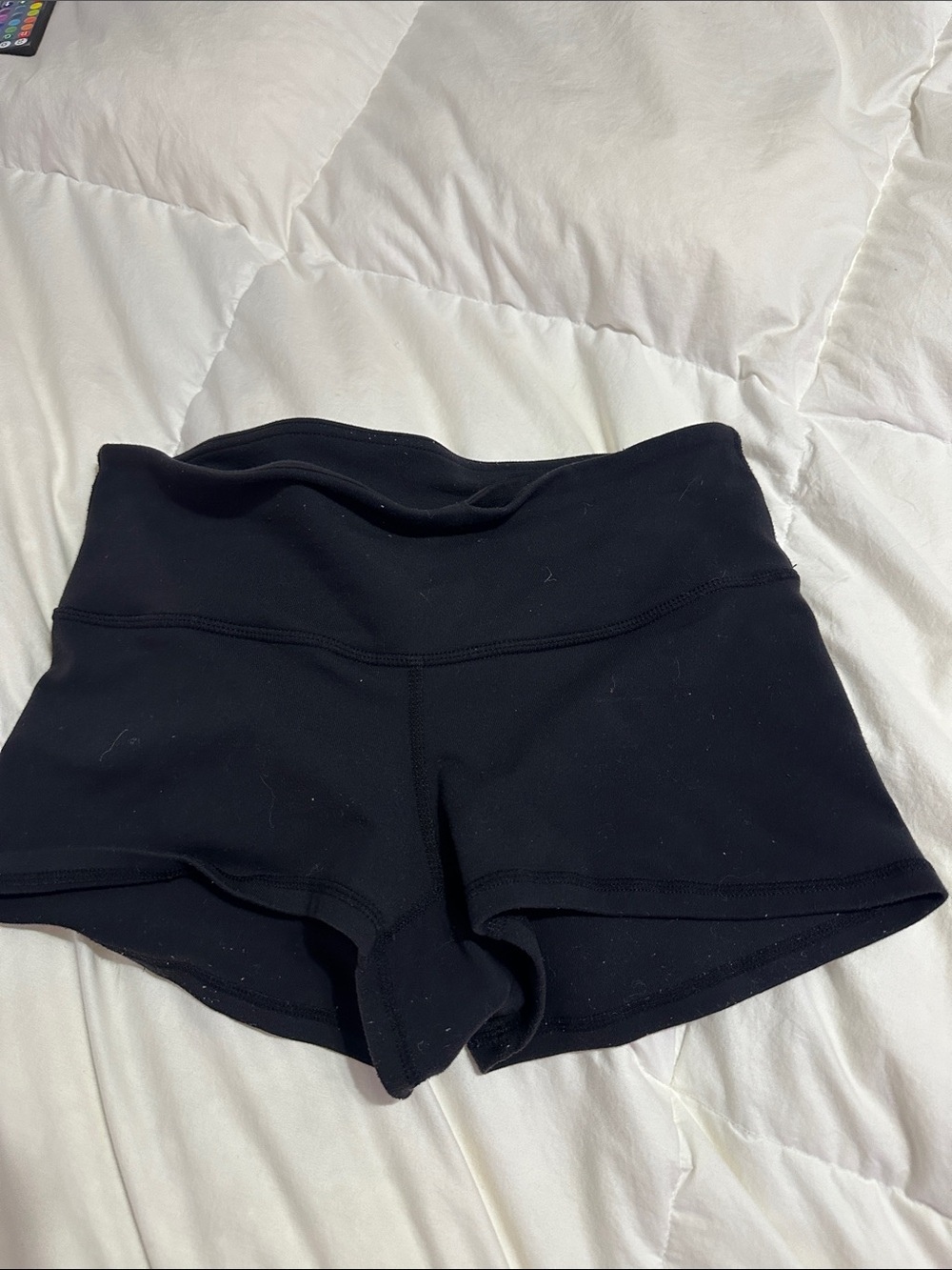 lululemon athletica Black High-Rise Bike Shorts
